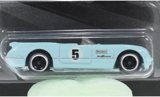 Diecast model cars Chevrolet Corvette 1/64 Hot Wheels (C1) Cabriolet blue clair 1955 Chevrolet Corvette 1/64 Hot Wheels (C1) Cabriolet blue clair 1955 diecast model cars