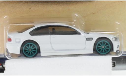 Diecast model cars Bmw M3 1/64 Hot Wheels Premium (E46) white rapide & Furious Bmw M3 1/64 Hot Wheels Premium (E46) white rapide & Furious diecast model cars