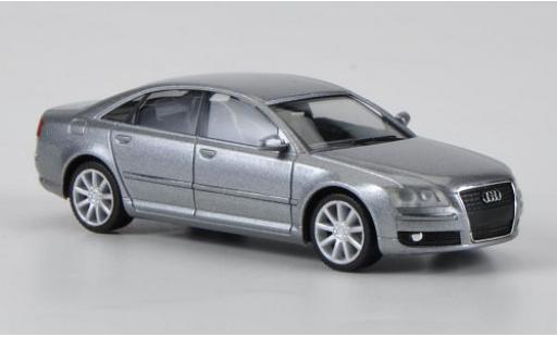 Diecast model cars Audi A8 1/87 Herpa metallic grey 2005 Audi A8 1/87 Herpa metallic grey 2005 diecast model cars