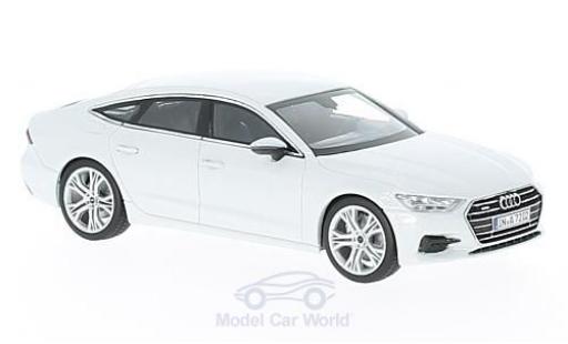 Diecast model cars Audi A7 1/43 iScale Sportback white 2018 Audi A7 1/43 iScale Sportback white 2018 diecast model cars