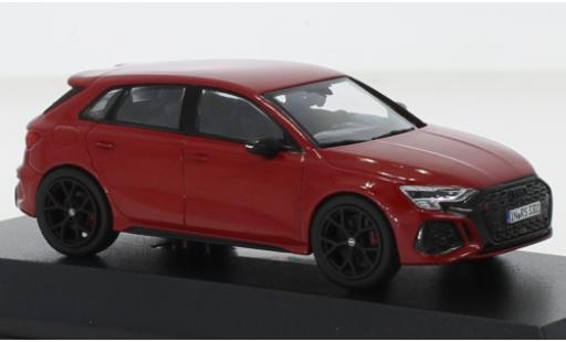 Diecast model cars Audi RS3 1/43 iScale Sportback red foncé 2022 Audi RS3 1/43 iScale Sportback red foncé 2022 diecast model cars