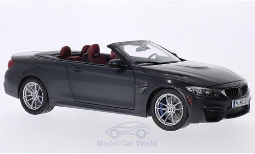 Diecast model cars Bmw M4 F83 1/18 Paragon Cabrio (F83) metallic grey 2014 Bmw M4 F83 1/18 Paragon Cabrio (F83) metallic grey 2014 diecast model cars