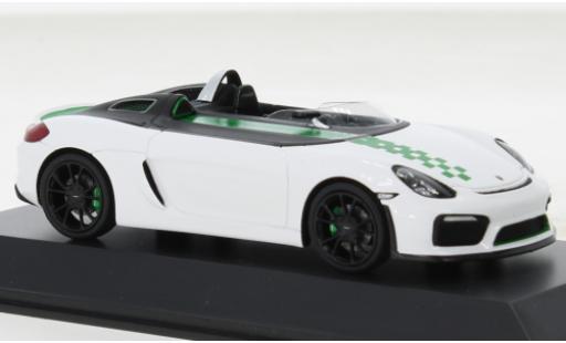 Diecast model cars Porsche Boxster 1/43 Spark Bergspyder white/green 2015 Porsche Boxster 1/43 Spark Bergspyder white/green 2015 diecast model cars