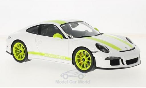 Diecast model cars Porsche 991 R 1/18 Spark 911 () R white/green 2017 Porsche 991 R 1/18 Spark 911 () R white/green 2017 diecast model cars