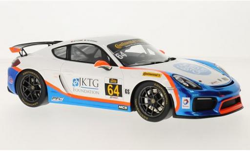 Diecast model cars Porsche Cayman GT4 Clubsport 1/18 Spark GT4 Clubsport No.64 Team TGM T.Giovanis/G.Cosmo Porsche Cayman GT4 Clubsport 1/18 Spark GT4 Clubsport No.64 Team TGM T.Giovanis/G.Cosmo diecast model cars