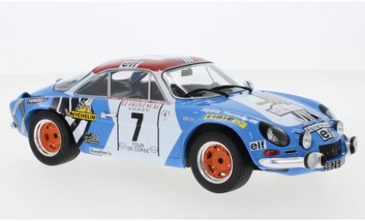 Diecast model cars Alpine A110 1/18 IXO Renault No.7 Tour de Corse 1973 J-L.Therier/M.Callewaert Alpine A110 1/18 IXO Renault No.7 Tour de Corse 1973 J-L.Therier/M.Callewaert diecast model cars