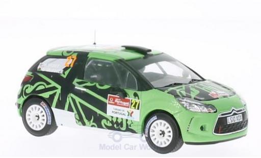 Diecast model cars DS Automobiles DS3 R3 1/43 IXO Citroen R3 No.27 Rallye Portugal 2011 DS Automobiles DS3 R3 1/43 IXO Citroen R3 No.27 Rallye Portugal 2011 diecast model cars
