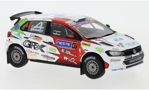 Diecast model cars Volkswagen Polo 1/43 IXO GTI R5 No.47 Rallye WM Rallye Finnland 2019 E.Lindholm/M.Korhonen Volkswagen Polo 1/43 IXO GTI R5 No.47 Rallye WM Rallye Finnland 2019 E.Lindholm/M.Korhonen diecast model cars