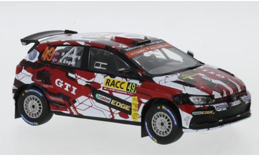 Diecast model cars Volkswagen Polo 1/43 IXO GTI R5 No.49 Rallye WM Rallye Catalunya 2018 P.Solberg/V.Engan Volkswagen Polo 1/43 IXO GTI R5 No.49 Rallye WM Rallye Catalunya 2018 P.Solberg/V.Engan diecast model cars