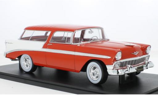 Diecast model cars Chevrolet Bel Air 1/18 KK Scale Nomad Custom rot/weiss 1956 1:18 Chevrolet Bel Air 1/18 KK Scale Nomad Custom rot/weiss 1956 1:18 diecast model cars