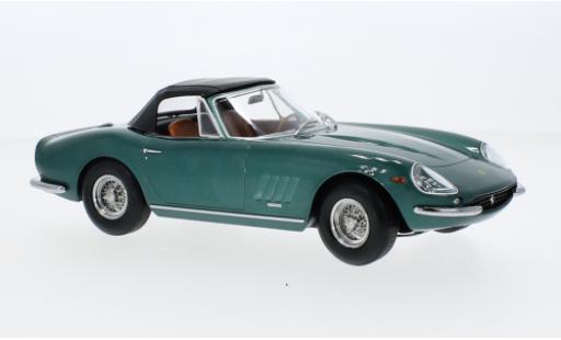 Diecast model cars Ferrari 275 1/18 KK Scale GTB/4 NART Spyder metallise green 1967 Ferrari 275 1/18 KK Scale GTB/4 NART Spyder metallise green 1967 diecast model cars