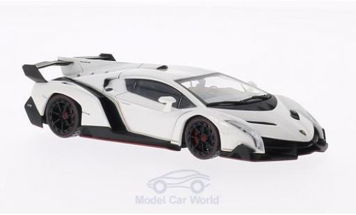 Diecast model cars Lamborghini Veneno 1/43 Kyosho white mit redem Dekorstreifen Lamborghini Veneno 1/43 Kyosho white mit redem Dekorstreifen diecast model cars