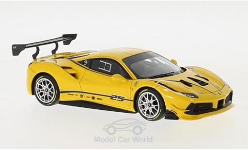 Diecast model cars Ferrari 488 1/43 Look Smart Challenge yellow/Dekor Ferrari 488 1/43 Look Smart Challenge yellow/Dekor diecast model cars
