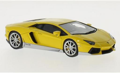 Diecast model cars Lamborghini Aventador 1/43 Look Smart LP700-4 Miura Homage yellow/grey Lamborghini Aventador 1/43 Look Smart LP700-4 Miura Homage yellow/grey diecast model cars