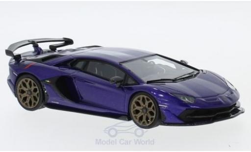 Diecast model cars Lamborghini Aventador 1/43 Look Smart SVJ metallic purple Lamborghini Aventador 1/43 Look Smart SVJ metallic purple diecast model cars