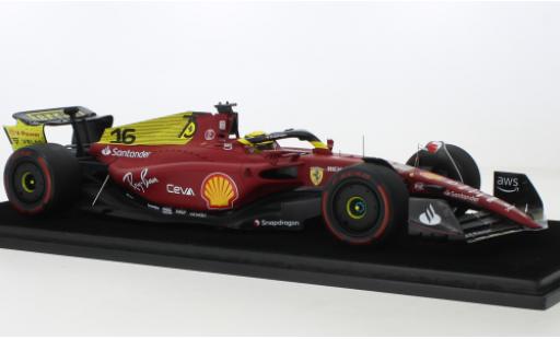 Diecast model cars Ferrari F1 1/18 Look Smart -75 No.16 Scuderia formule 1 GP Italie 2022 Ferrari F1 1/18 Look Smart -75 No.16 Scuderia formule 1 GP Italie 2022 diecast model cars