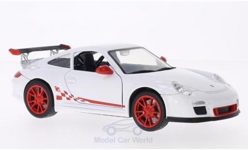 Diecast model cars Porsche 997 GT3 RS 1/24 Lucky Die Cast GT3 RS Mark 2 Felgen u. Streifen red white Porsche 997 GT3 RS 1/24 Lucky Die Cast GT3 RS Mark 2 Felgen u. Streifen red white diecast model cars