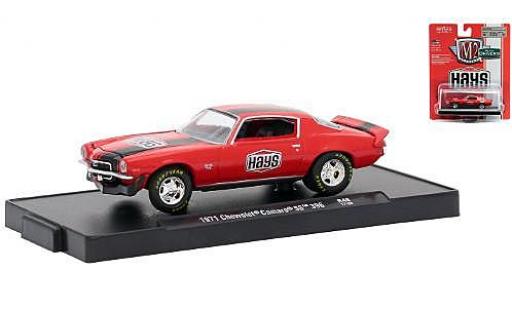 Diecast model cars Chevrolet Camaro 1/64 M2 Machines SS 396 red/black Hays 1971 Chevrolet Camaro 1/64 M2 Machines SS 396 red/black Hays 1971 diecast model cars