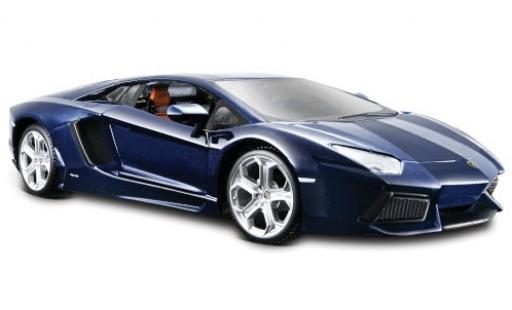 Diecast model cars Lamborghini Aventador 1/24 Maisto LP700-4 metallic blue 2011 Lamborghini Aventador 1/24 Maisto LP700-4 metallic blue 2011 diecast model cars