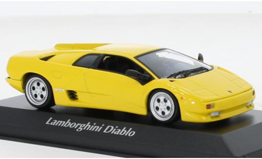 Diecast model cars Lamborghini Diablo 1/43 Maxichamps yellow 1994 Lamborghini Diablo 1/43 Maxichamps yellow 1994 diecast model cars