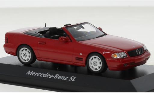 Diecast model cars Mercedes Classe SL 1/43 Maxichamps (R129) red 1999 Mercedes Classe SL 1/43 Maxichamps (R129) red 1999 diecast model cars