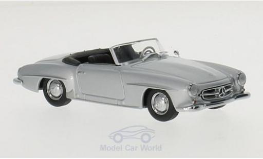 Diecast model cars Mercedes 190 SL 1/43 Maxichamps SL (W121) grey 1955 Mercedes 190 SL 1/43 Maxichamps SL (W121) grey 1955 diecast model cars