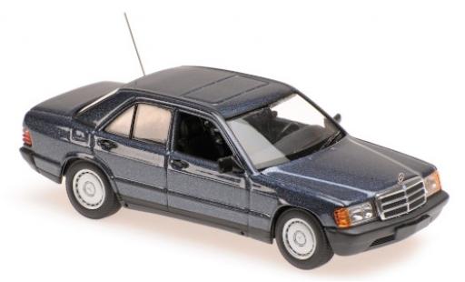 Diecast model cars Mercedes 190 1/43 Maxichamps E (W201) metallic blue 1984 Mercedes 190 1/43 Maxichamps E (W201) metallic blue 1984 diecast model cars