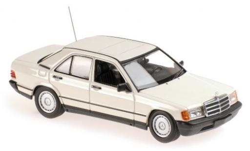 Diecast model cars Mercedes 190 1/43 Maxichamps E (W201) white 1984 Mercedes 190 1/43 Maxichamps E (W201) white 1984 diecast model cars