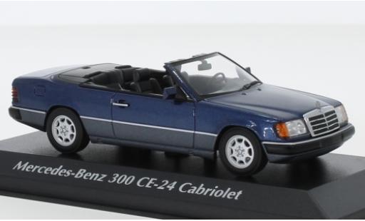 Diecast model cars Mercedes 300 1/43 Maxichamps CE-24 Cabriolet (A124) metallic blue 1991 Mercedes 300 1/43 Maxichamps CE-24 Cabriolet (A124) metallic blue 1991 diecast model cars
