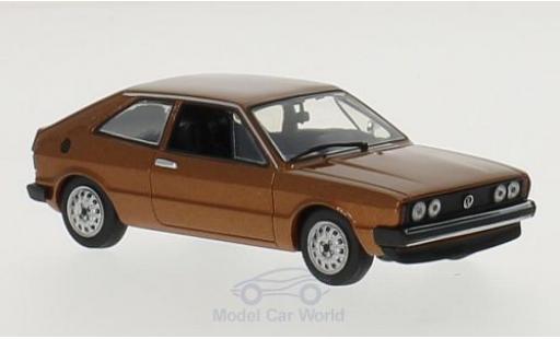 Diecast model cars Volkswagen Scirocco 1/43 Maxichamps metallic brown 1974 Volkswagen Scirocco 1/43 Maxichamps metallic brown 1974 diecast model cars