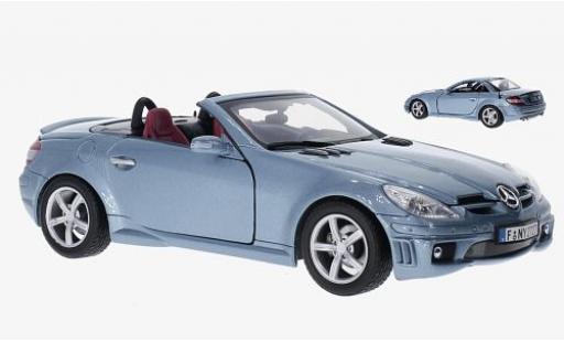 Diecast model cars Mercedes Classe SLK 1/18 Motormax SLK 55 AMG (R1 blau 1:18 Mercedes Classe SLK 1/18 Motormax SLK 55 AMG (R1 blau 1:18 diecast model cars
