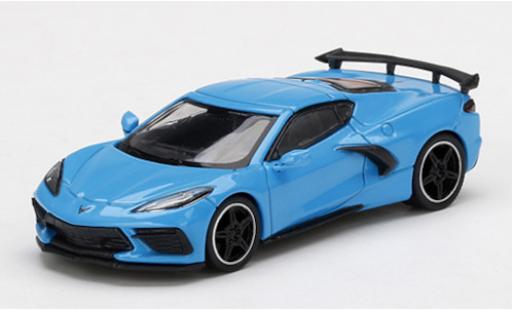 Diecast model cars Chevrolet Corvette 1/64 Mini GT C8 Stingray blue Chevrolet Corvette 1/64 Mini GT C8 Stingray blue diecast model cars