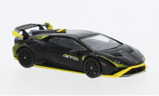 Diecast model cars Lamborghini Huracan 1/64 Mini GT STO schwarz/gelb 1:64 Lamborghini Huracan 1/64 Mini GT STO schwarz/gelb 1:64 diecast model cars