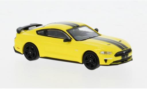Diecast model cars Ford Mustang 1/87 Minichamps GT gelb/schwarz 2018 1:87 Ford Mustang 1/87 Minichamps GT gelb/schwarz 2018 1:87 diecast model cars