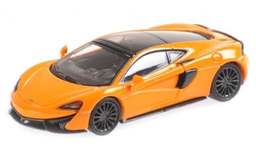 Diecast model cars McLaren 570 1/87 Minichamps GT orange McLaren 570 1/87 Minichamps GT orange diecast model cars