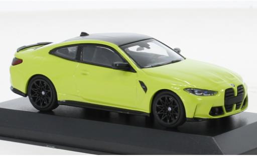 Diecast model cars Bmw M4 1/43 Minichamps Competition (G82) yellow 2020 Bmw M4 1/43 Minichamps Competition (G82) yellow 2020 diecast model cars