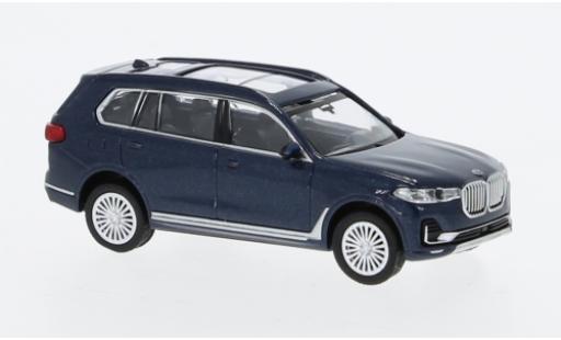 Diecast model cars Bmw X7 1/87 Minichamps (G07) metallise blue foncé 2019 Bmw X7 1/87 Minichamps (G07) metallise blue foncé 2019 diecast model cars