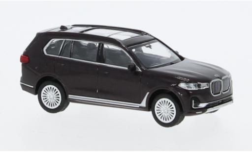 Diecast model cars Bmw X7 1/87 Minichamps (G07) metallise red foncé 2019 Bmw X7 1/87 Minichamps (G07) metallise red foncé 2019 diecast model cars