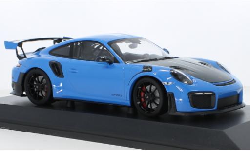 Diecast model cars Porsche 991 GT2 RS 1/18 Minichamps 911 (.2) blue 2018 Porsche 991 GT2 RS 1/18 Minichamps 911 (.2) blue 2018 diecast model cars
