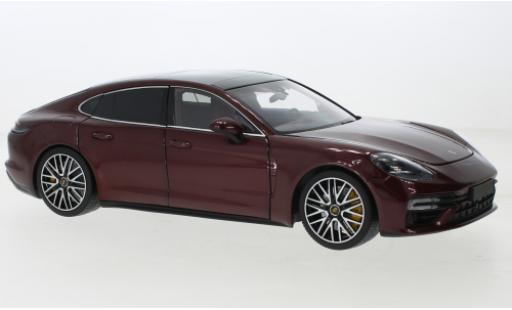 Diecast model cars Porsche Panamera Turbo S 1/18 Minichamps metallise red 2020 Porsche Panamera Turbo S 1/18 Minichamps metallise red 2020 diecast model cars
