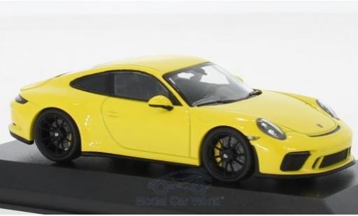 Diecast model cars Porsche 991 GT3 1/43 Minichamps 911 (.2) GT3 Touring yellow 2018 Porsche 991 GT3 1/43 Minichamps 911 (.2) GT3 Touring yellow 2018 diecast model cars