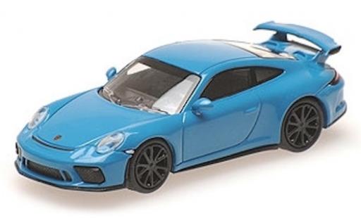 Diecast model cars Porsche 991 GT3 1/87 Minichamps 911 () GT3 blue 2017 Porsche 991 GT3 1/87 Minichamps 911 () GT3 blue 2017 diecast model cars