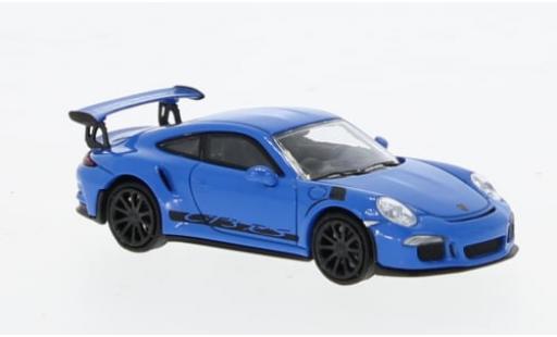 Diecast model cars Porsche 991 GT3 RS 1/87 Minichamps 911  blau 2015 1:87 Porsche 991 GT3 RS 1/87 Minichamps 911  blau 2015 1:87 diecast model cars