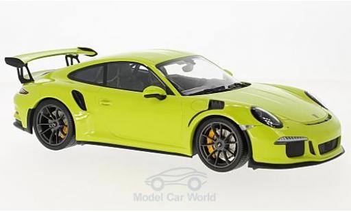 Diecast model cars Porsche 991 GT3 RS 1/18 Minichamps 911 () GT3 RS green 2015 Porsche 991 GT3 RS 1/18 Minichamps 911 () GT3 RS green 2015 diecast model cars