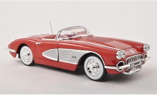 Diecast model cars Chevrolet Corvette 1/18 Motormax red 1958 sans Vitrine Chevrolet Corvette 1/18 Motormax red 1958 sans Vitrine diecast model cars