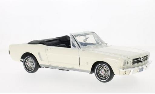 Diecast model cars Ford Mustang 1/18 Motormax Cabriolet weiss 1964 1:18 Ford Mustang 1/18 Motormax Cabriolet weiss 1964 1:18 diecast model cars