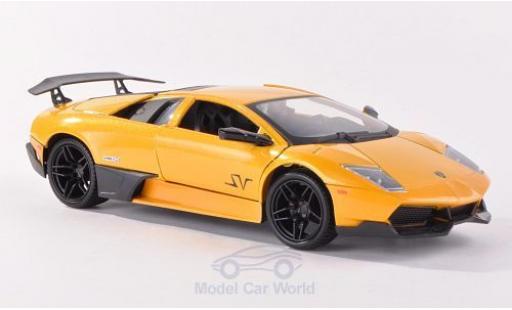 Diecast model cars Lamborghini Murcielago LP670-4 1/24 Motormax LP670-4 SV metallic yellow Lamborghini Murcielago LP670-4 1/24 Motormax LP670-4 SV metallic yellow diecast model cars