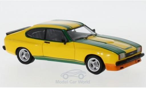 Diecast model cars Ford Capri 1/43 Neo MKII 3.0S X-Pack yellow/green 1976 Ford Capri 1/43 Neo MKII 3.0S X-Pack yellow/green 1976 diecast model cars