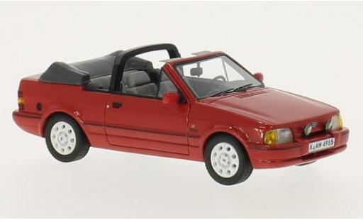 Diecast model cars Ford Escort 1/43 Neo MkIV XR3i Cabriolet red 1986 Ford Escort 1/43 Neo MkIV XR3i Cabriolet red 1986 diecast model cars