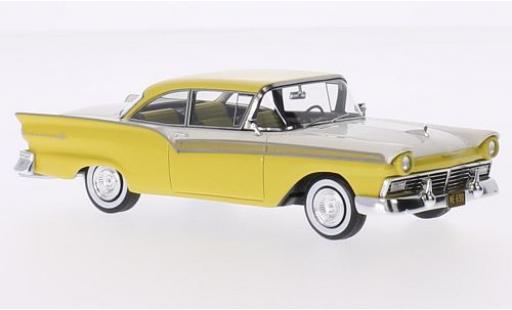 Diecast model cars Ford Fairlane 1/43 Neo 500 Hardtop Coupe yellow/white 1957 Ford Fairlane 1/43 Neo 500 Hardtop Coupe yellow/white 1957 diecast model cars